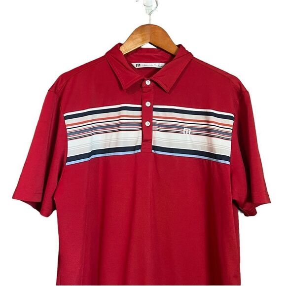 3 for $30! Travis Mathew red 1/4‎ button shirt - Picture 2 of 8